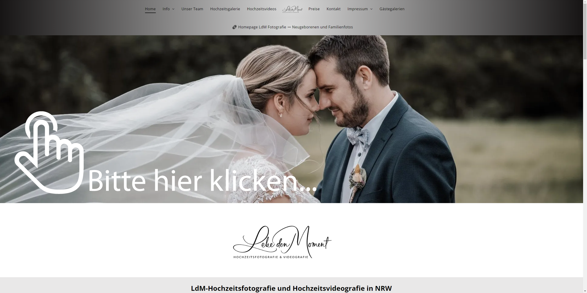 Zur Hochzeitshomepage Link zur Hochzeitshomepage