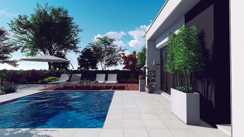 Planos casas de 3 habitaciones, casa de una 1 planta, modelo Diana, casa 90 m, Ryanbricks