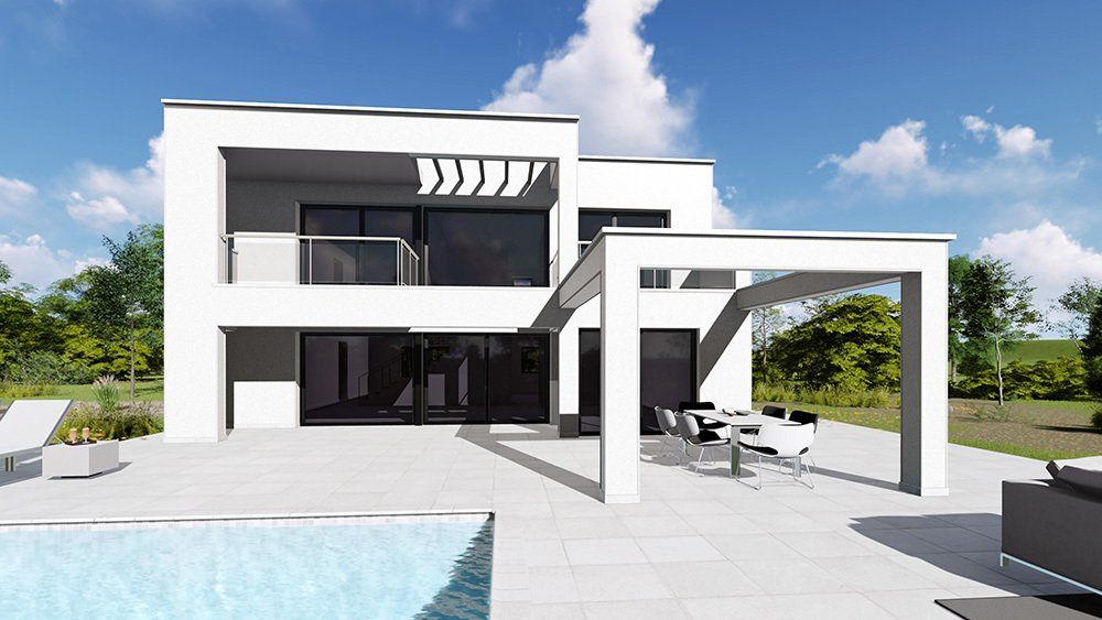 planos de casas de 4 habitaciones, casas de dos 2 plantas, modelo gloria, casas 250 m, Ryanbricks