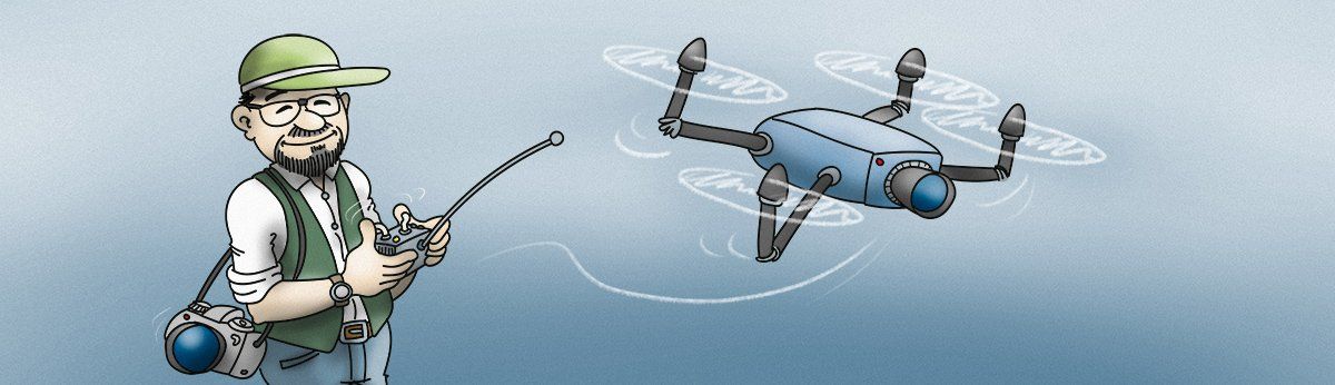 Drohne mt Kamera mieten