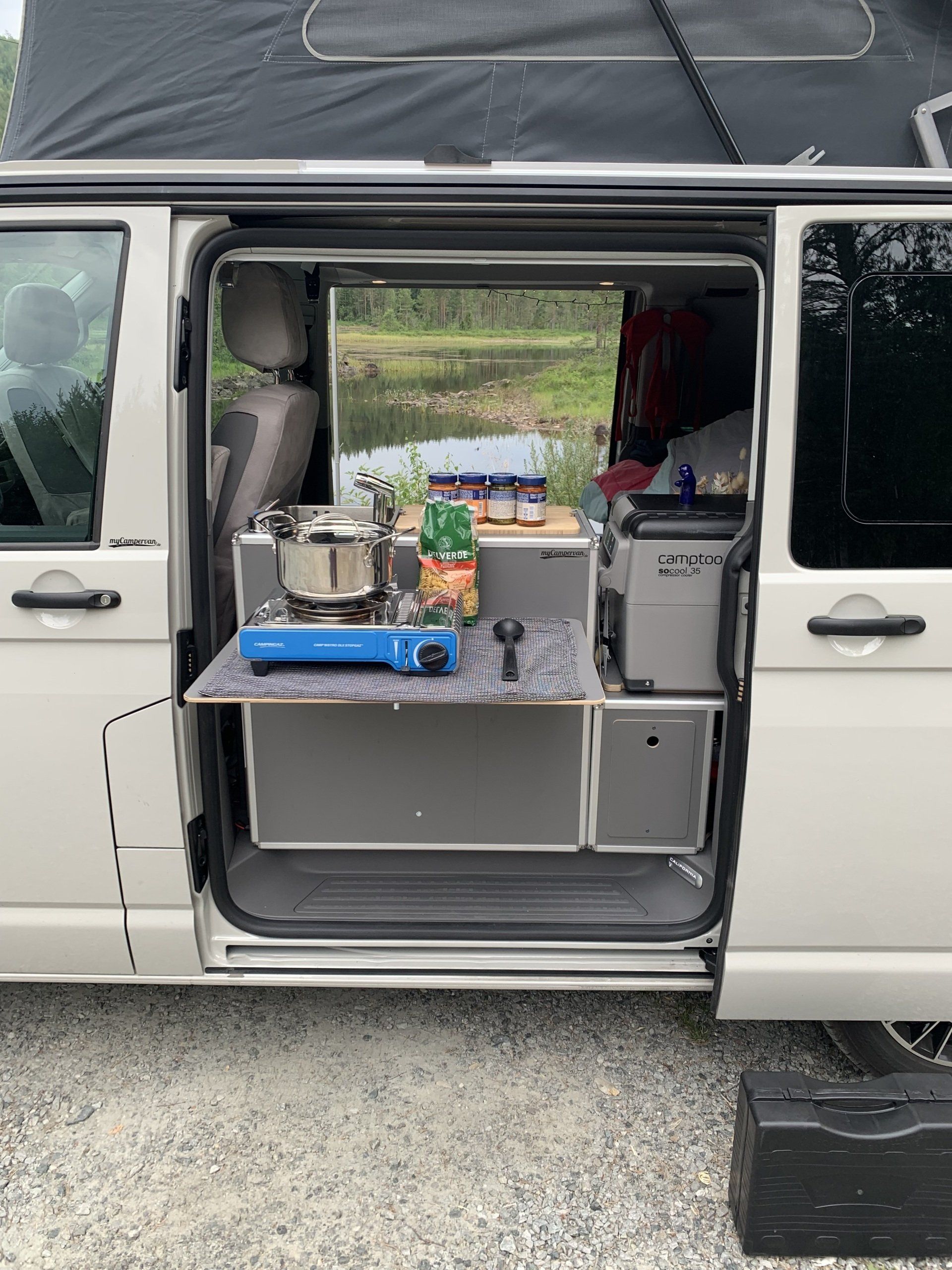 Rückwand Küchenmodul für VW T6.1 Camping Küchen VW California Beach und Multivan