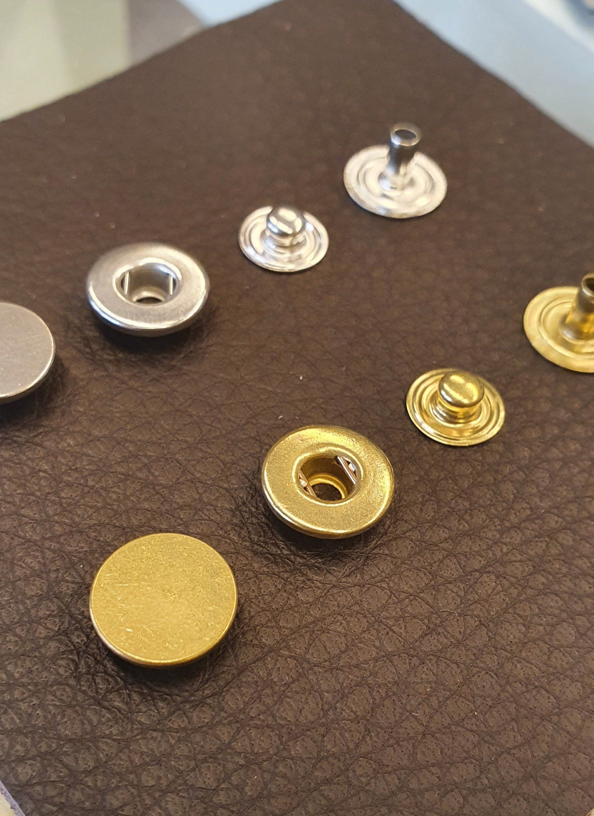 bouton pression laiton