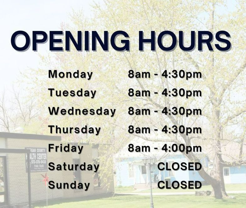 Business Hours Monday through Friday 8 am-4:30 pm, closed on Saturday and Sunday