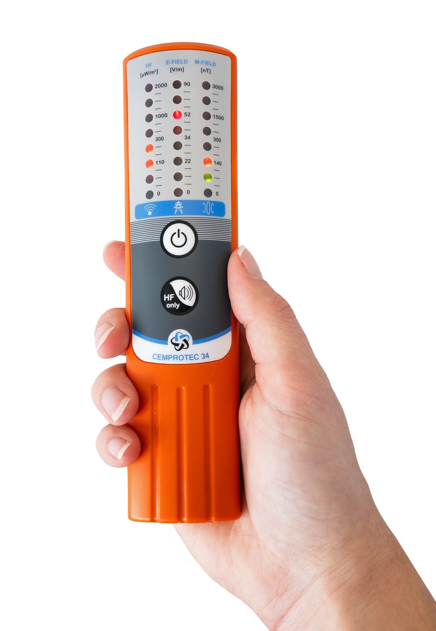 Détecteur d'ondes électromagnétiques basses et hautes fréquences Cemprotec 34