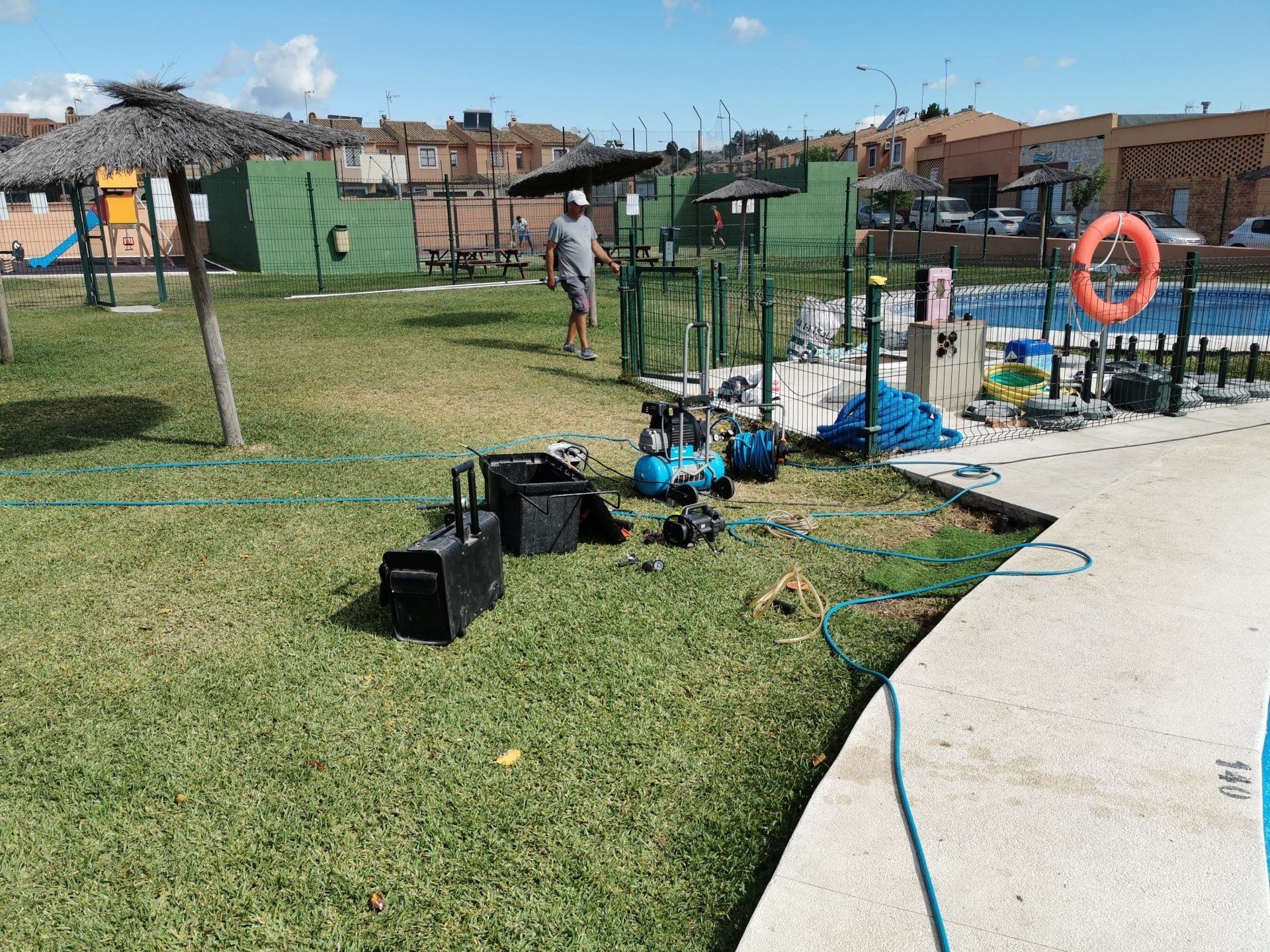 Localizar fuga de agua en piscina, Marbella