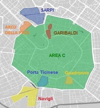 Mappa ZTL Milano