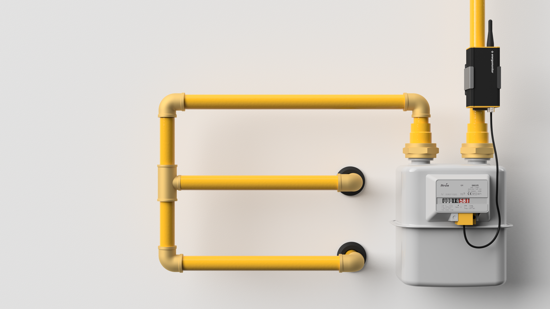 Gaszähler digital auslesen Smart-Cost