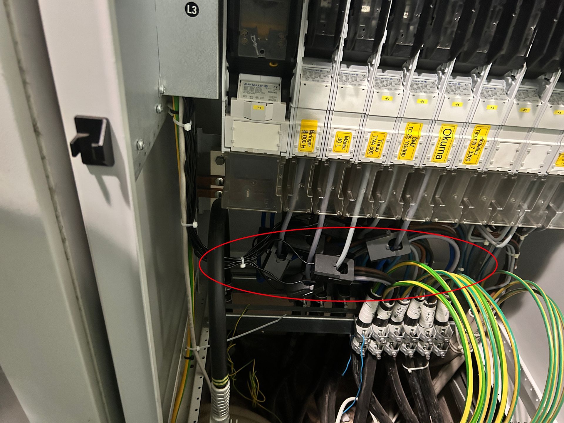 CT Stromwandler an CNC Maschinen Smart-Cost