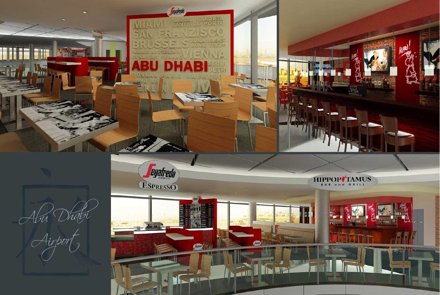Visualisierung Abu Dhabi Airport