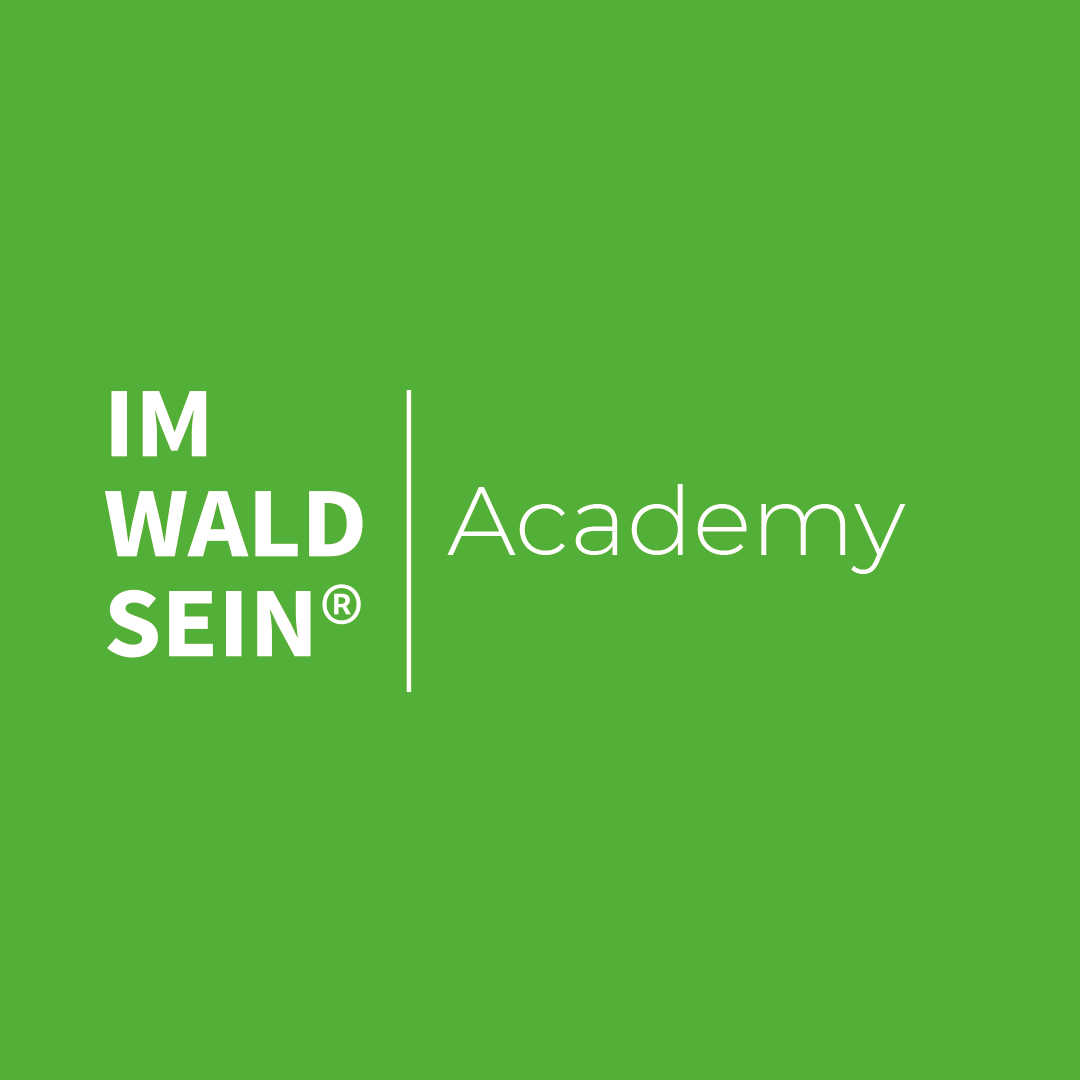 Logo: IM-WALD-SEIN® Academy, Munich, Germany|Forest therapy programs and trainings for healthcare professionals