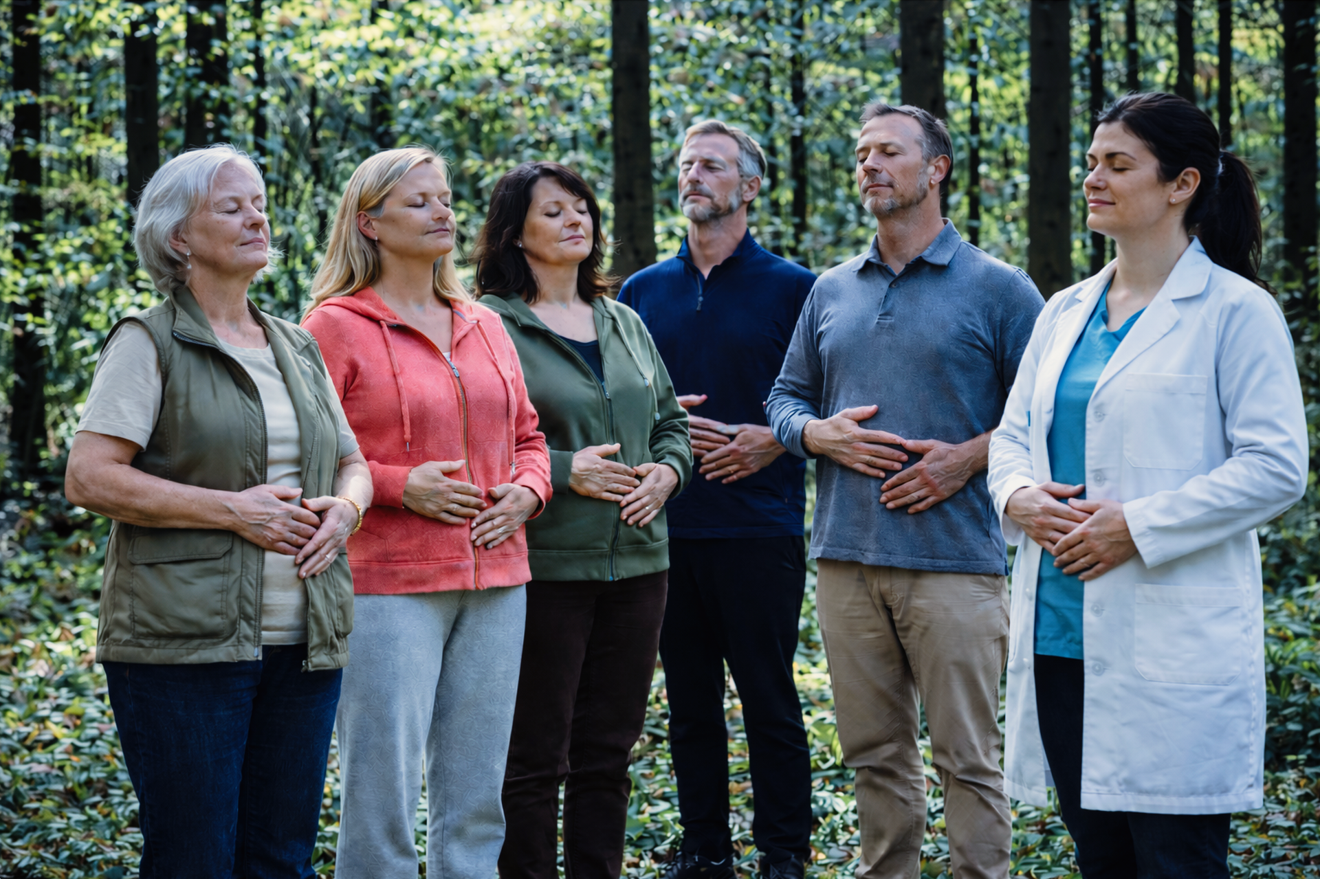 Therapeutic session – Clinical Forest Therapy Path Therapeutic session on the Clinical Forest Therapy Path (CFT Path)