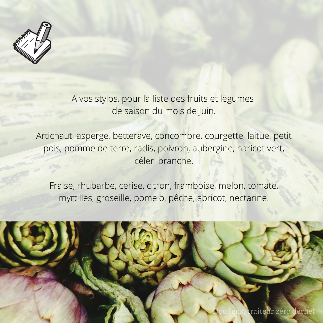 On mange quoi au mois de Juin ?