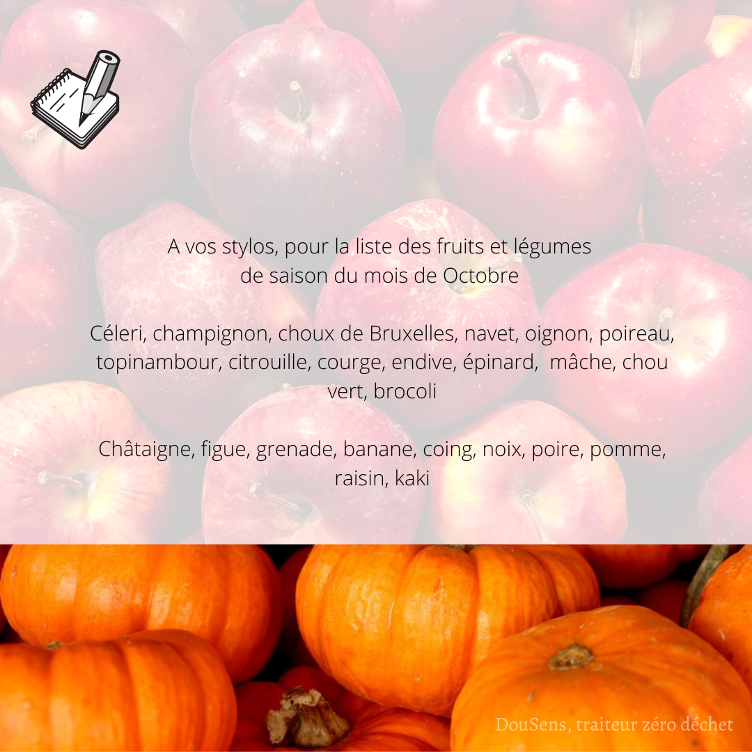 Que mange t-on au mois d'Octobre ?