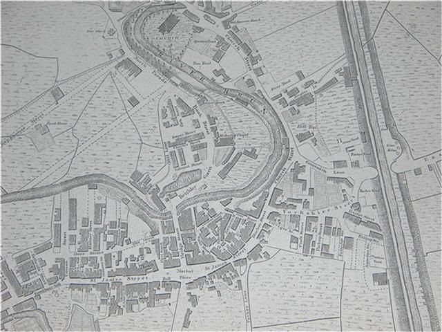 1800's Map of Edward Street Area 1800's Map of Edward Street Area
