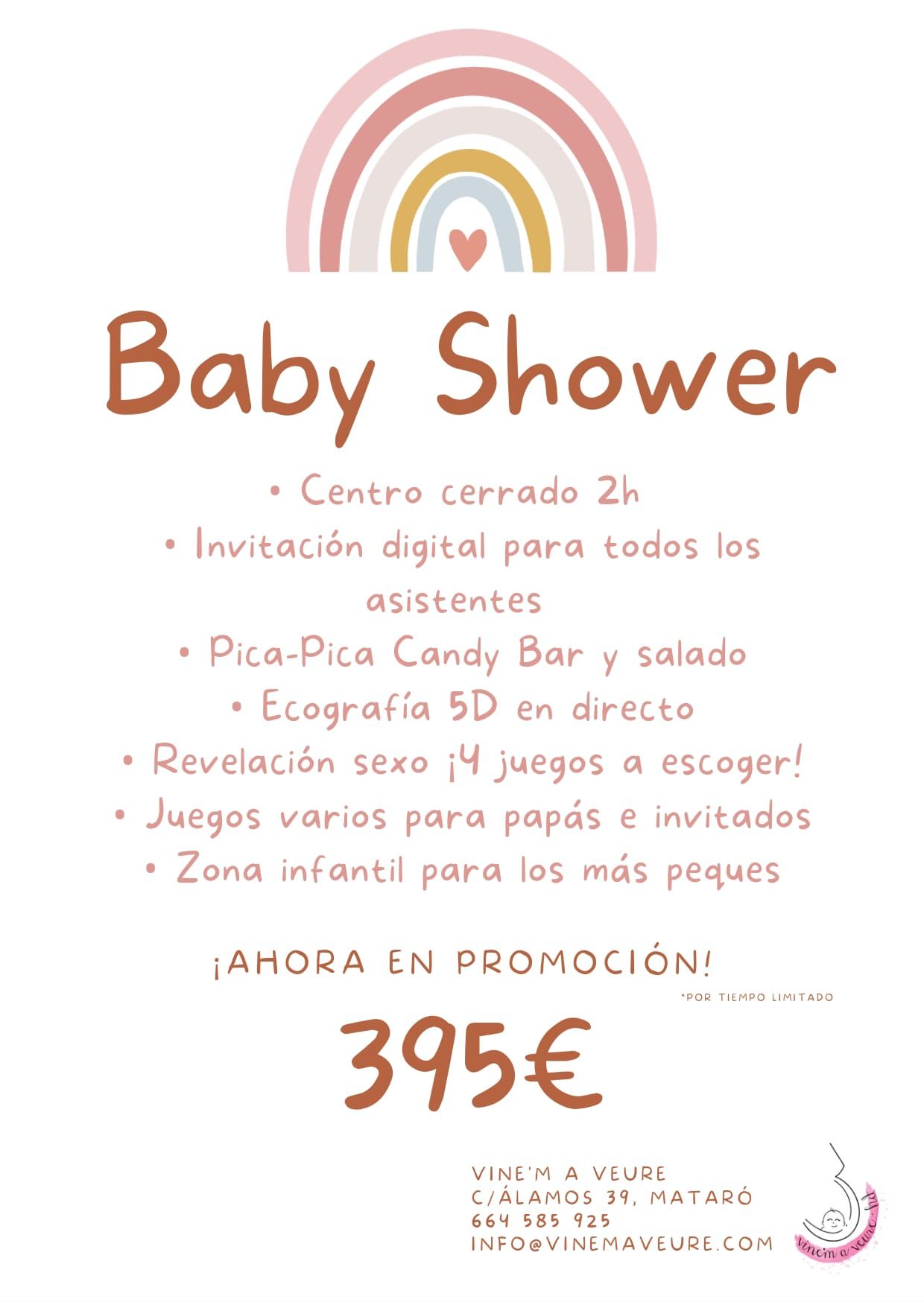 Fiesta Baby Shower con ecografía 5d en Mataró Maresme Barcelona