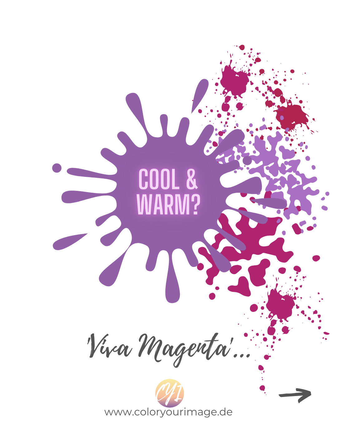 Was steckt hinter Viva Magenta von Pantone! Für wen passt sie? Weitere Trendfarben 2023 von WGSN...