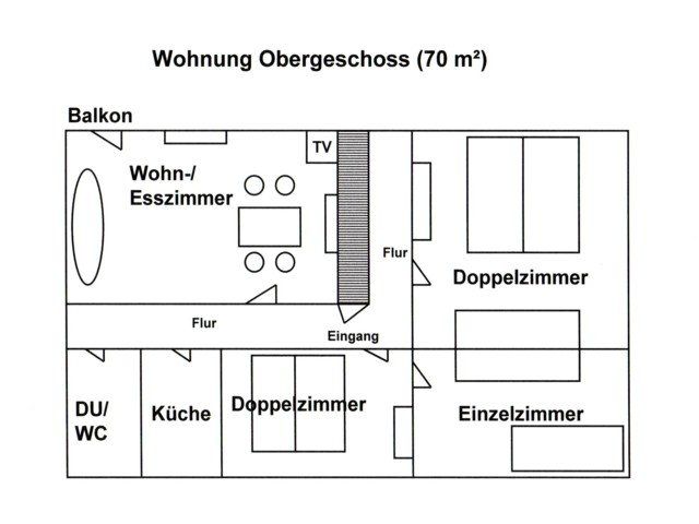 Grundriss Obergeschoss