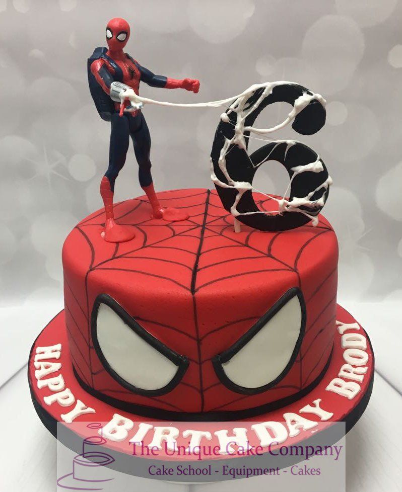 Spiderman Birthday cake