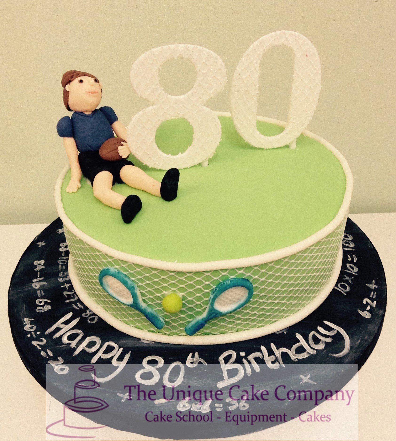 Tennis birthday cake