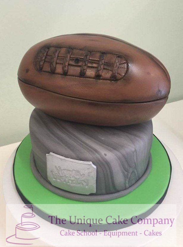 Rugby birthday cake