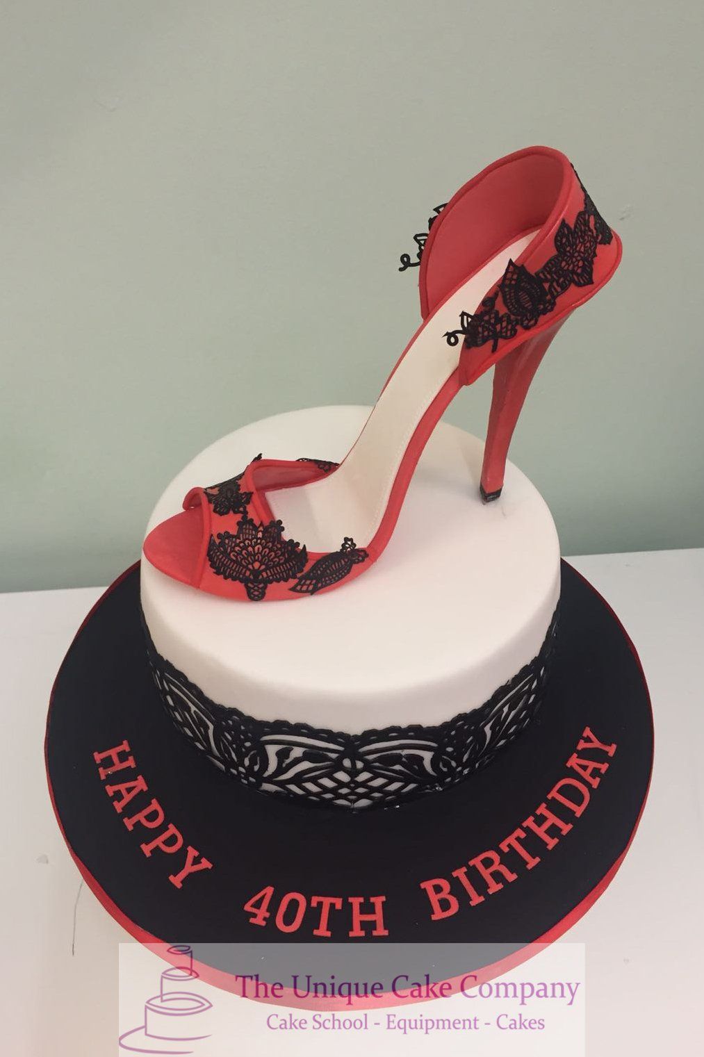 Shoe birthday cake