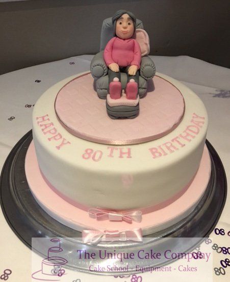 Armchair birthday cake