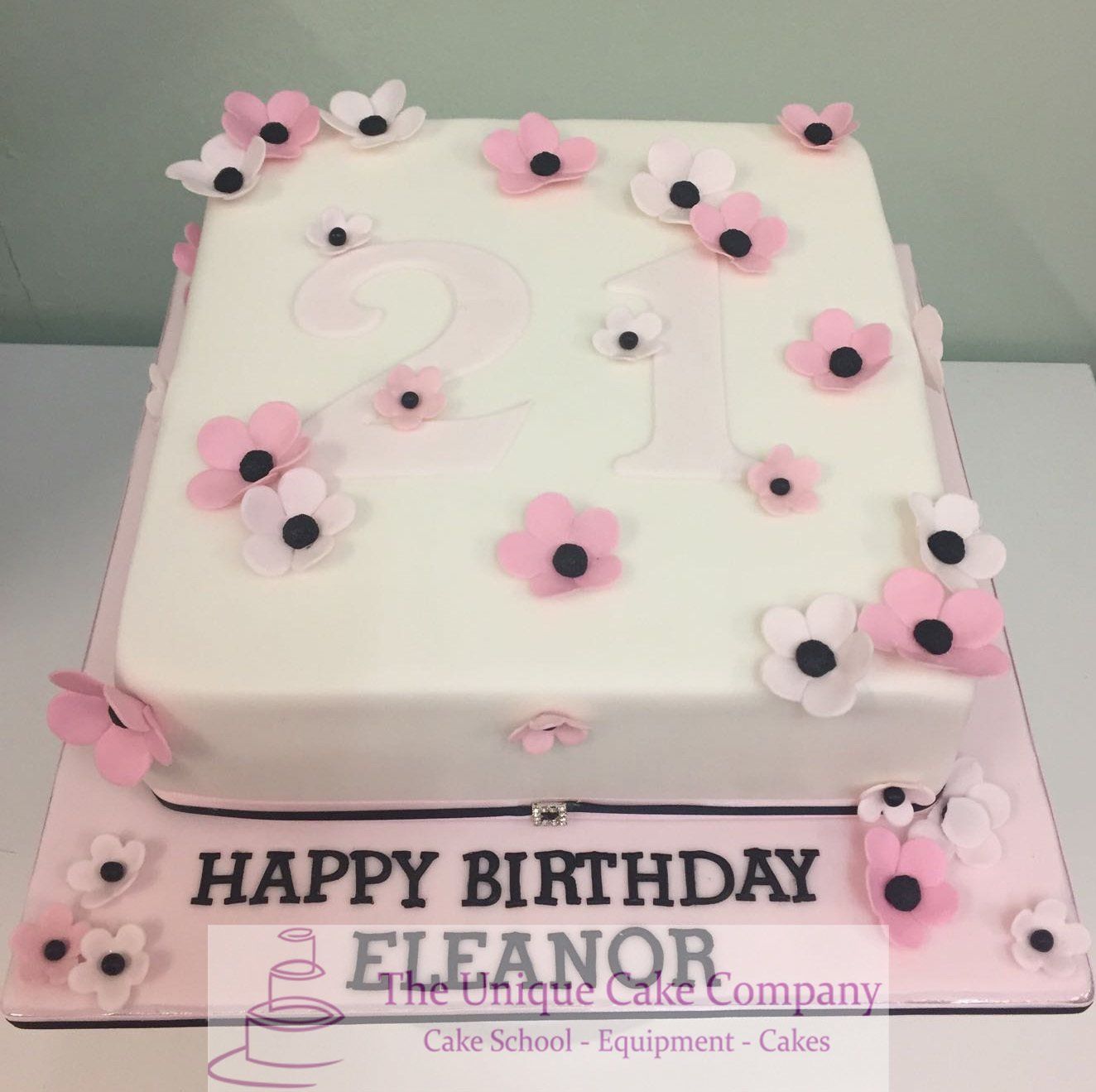 Flowers birthday cake