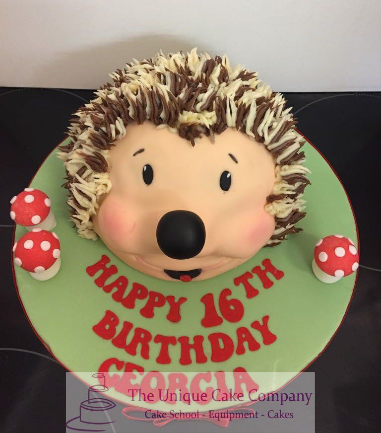 Hedgehog birthday cake
