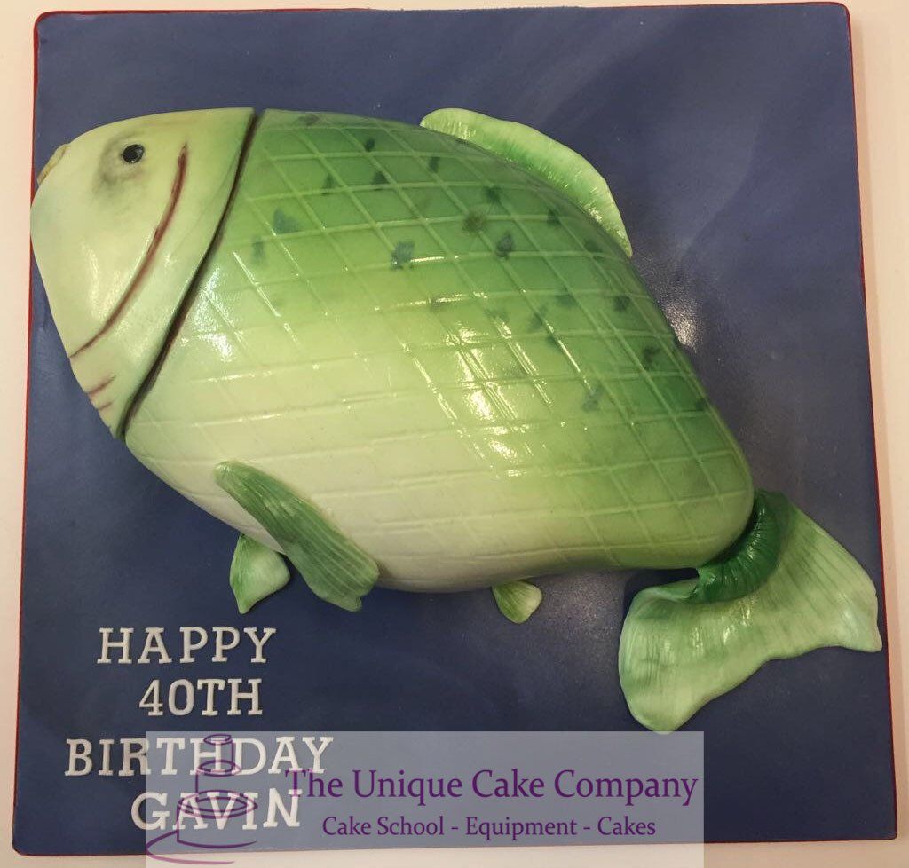 Fish birthday cake