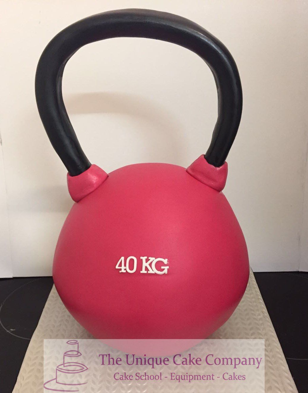 Dumbell birthday cake