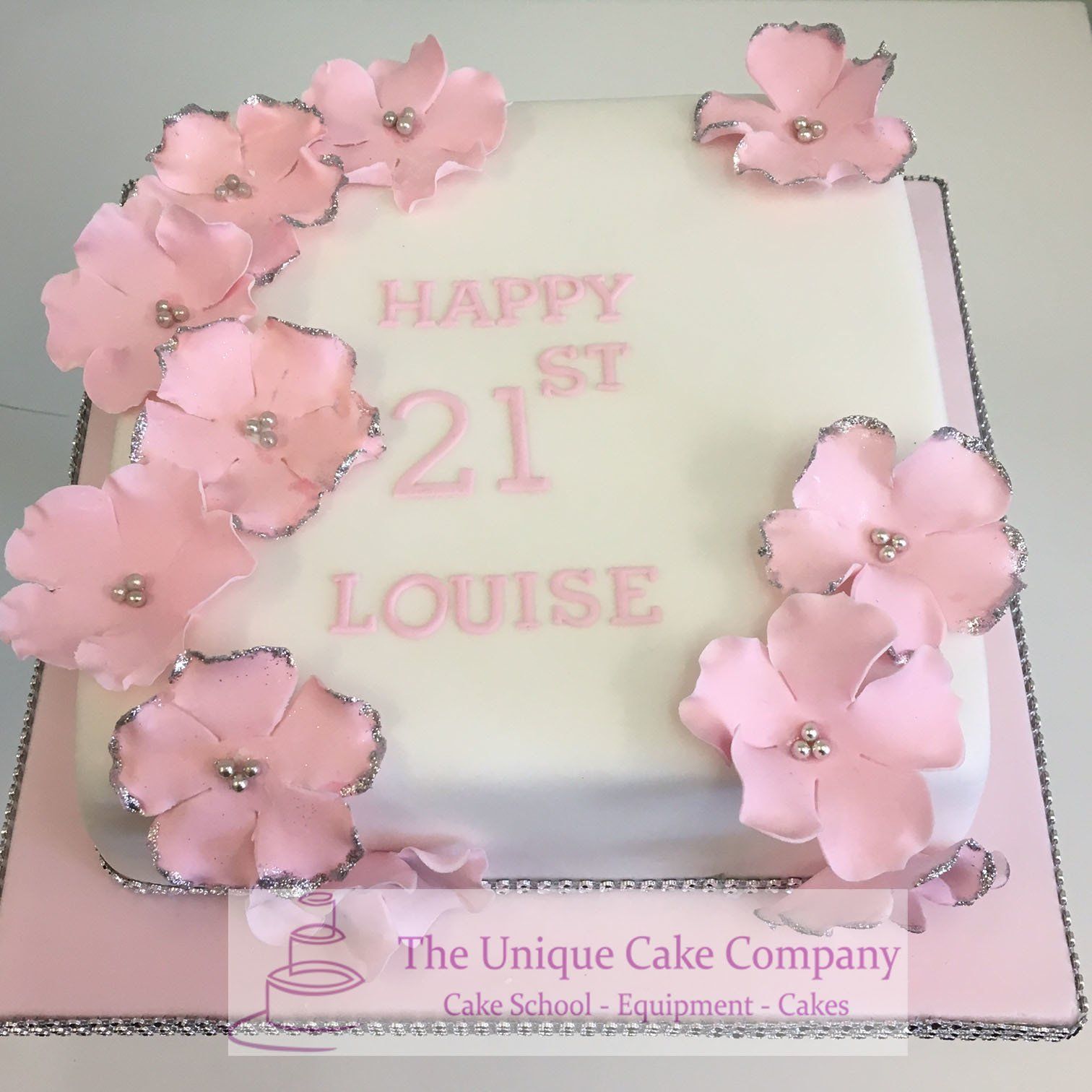 Flowers birthday cake