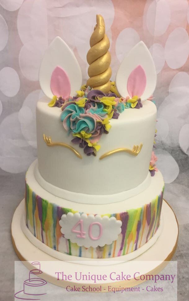 Unicorn birthday cake