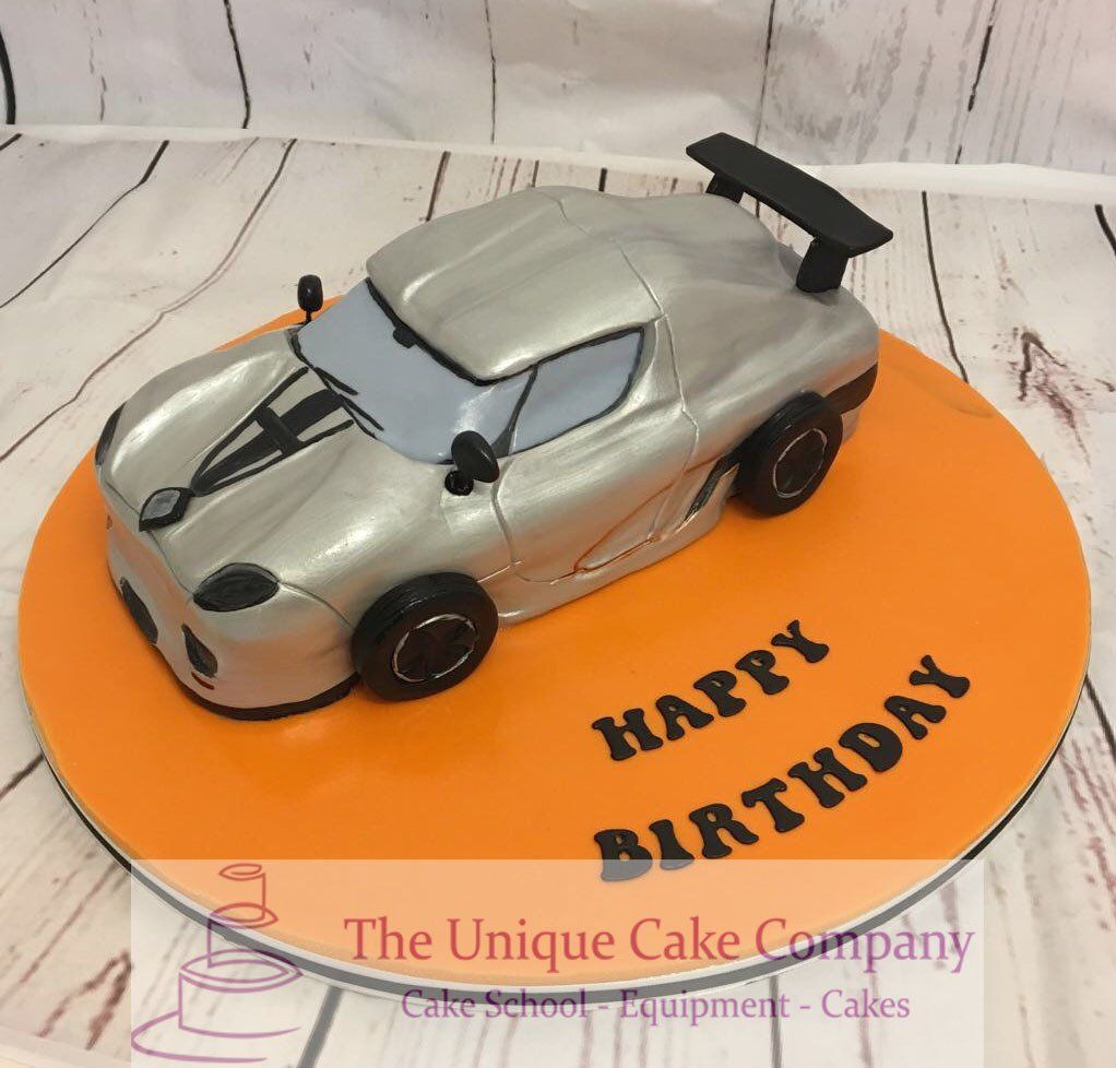 Car birthday cake