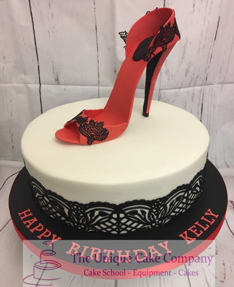 Shoe birthday cake