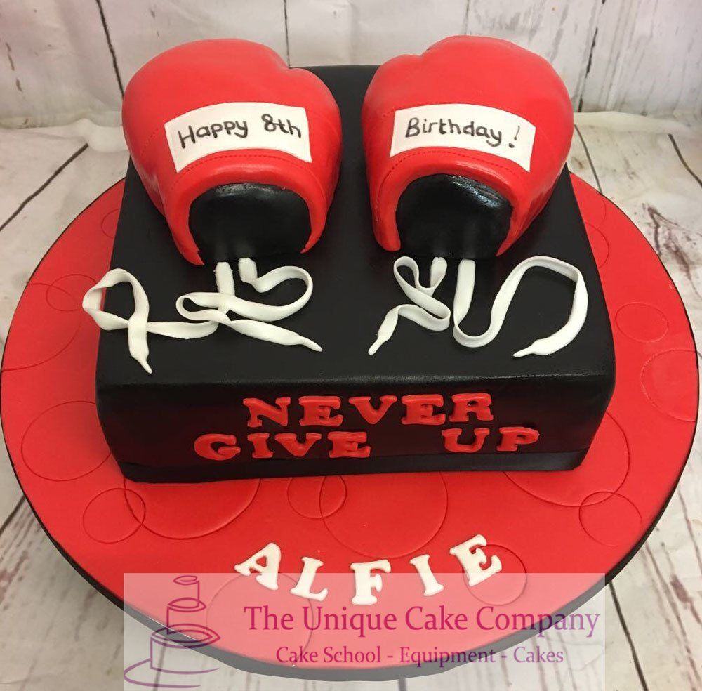 Boxing cake