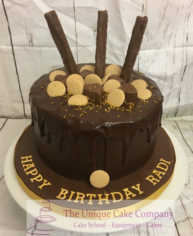Chocolate heaven birthday cake