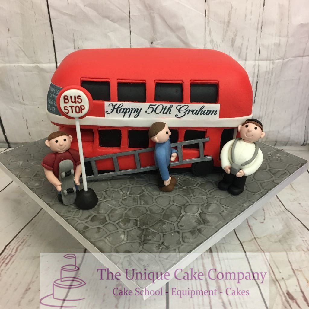 Bus birthday cake