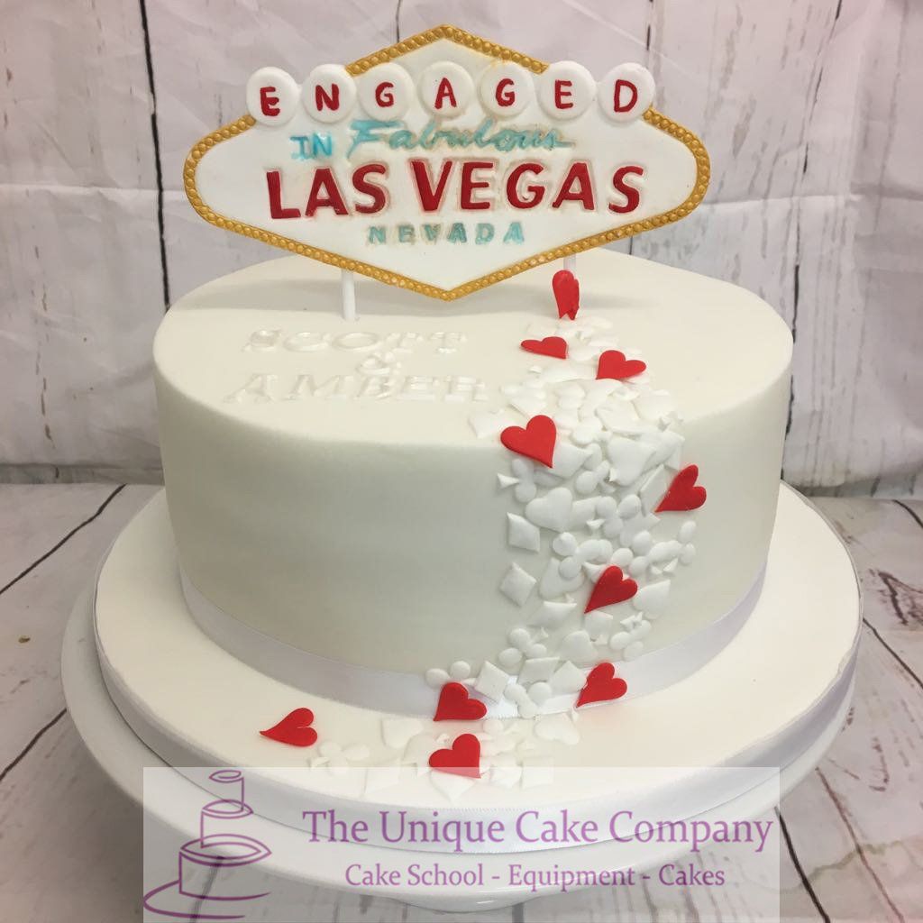 Las Vegas birthday cake