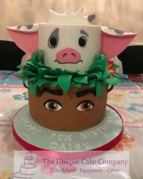 Moana birthday cake