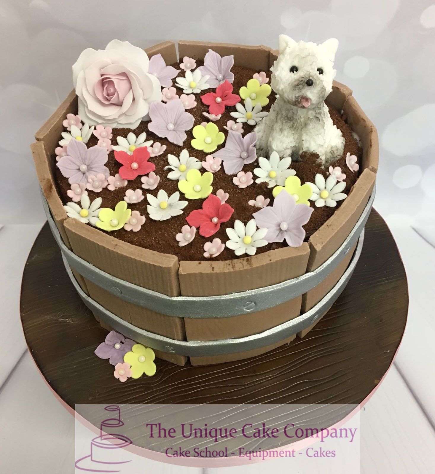 Flower birthday cake