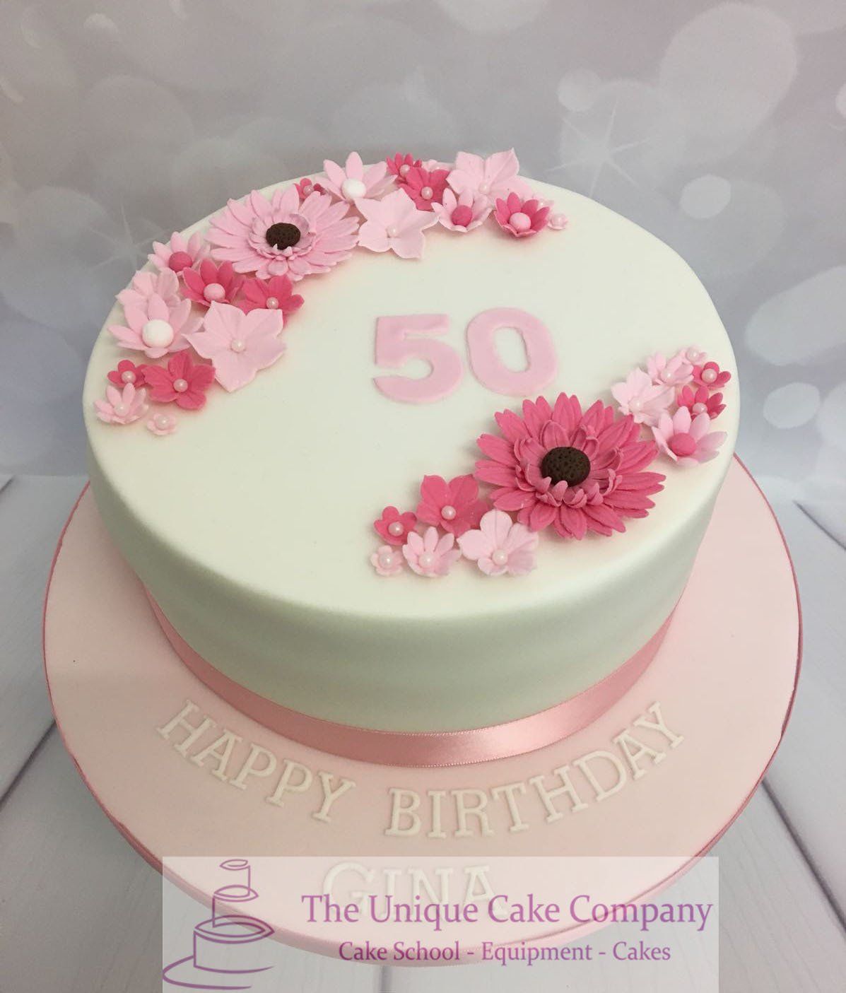 Flower birthday cake