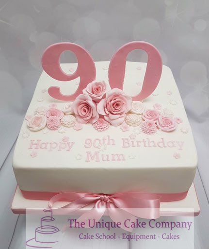 90th birthday cake