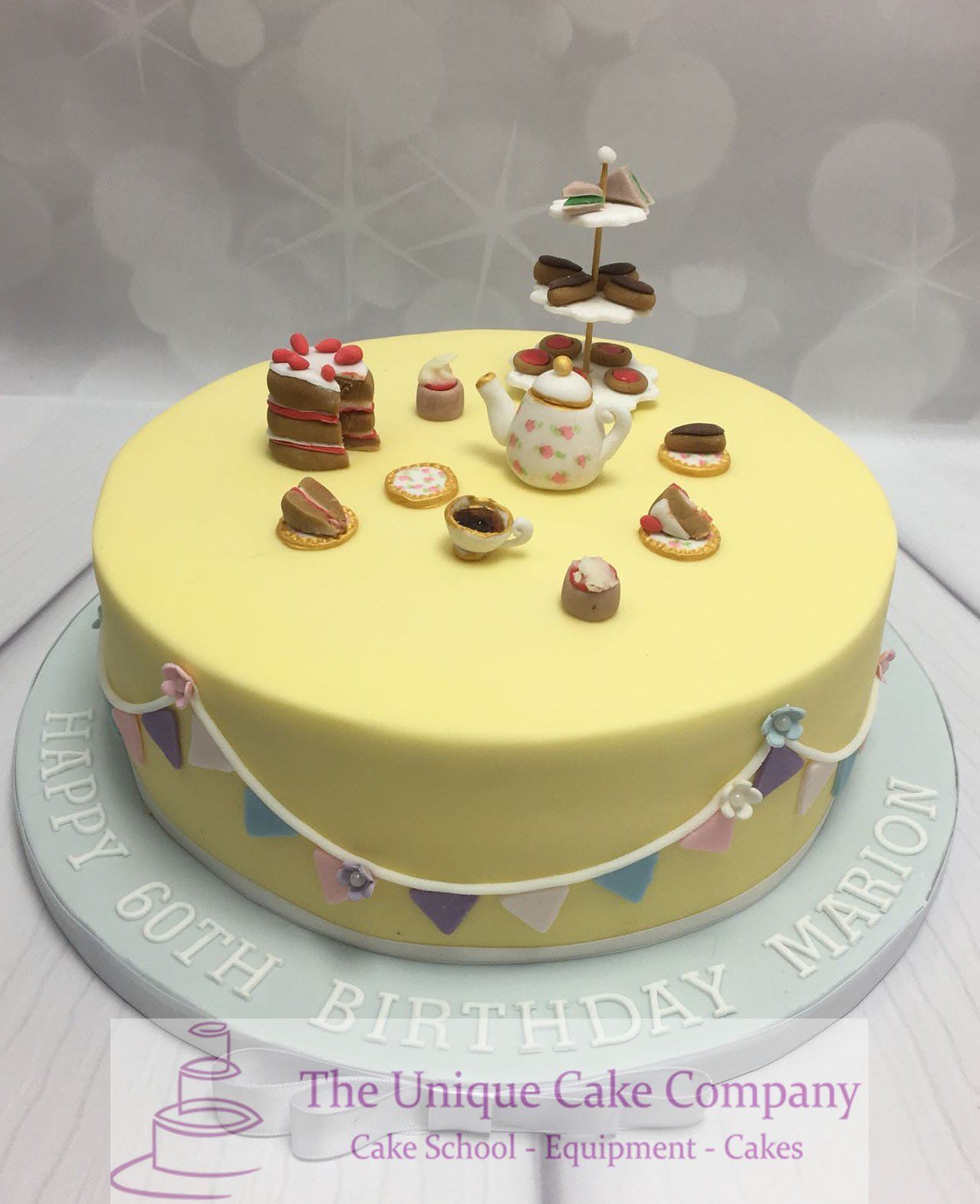 Tea Party birthday cake