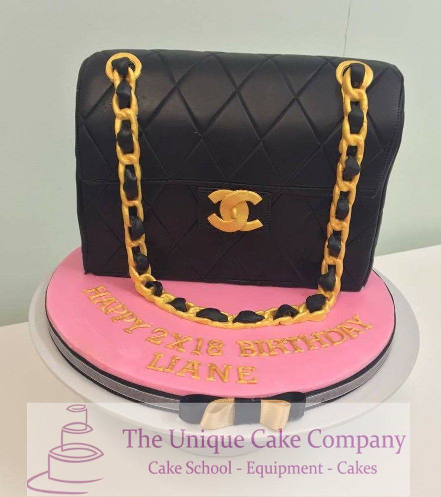 Chanel handbag birthday cake