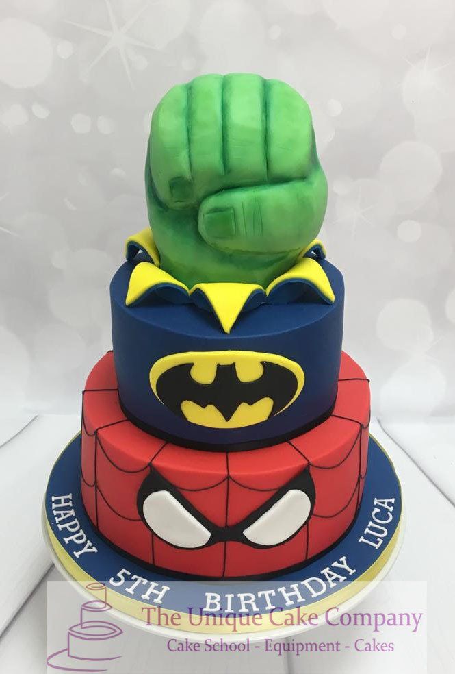 Superhero cake