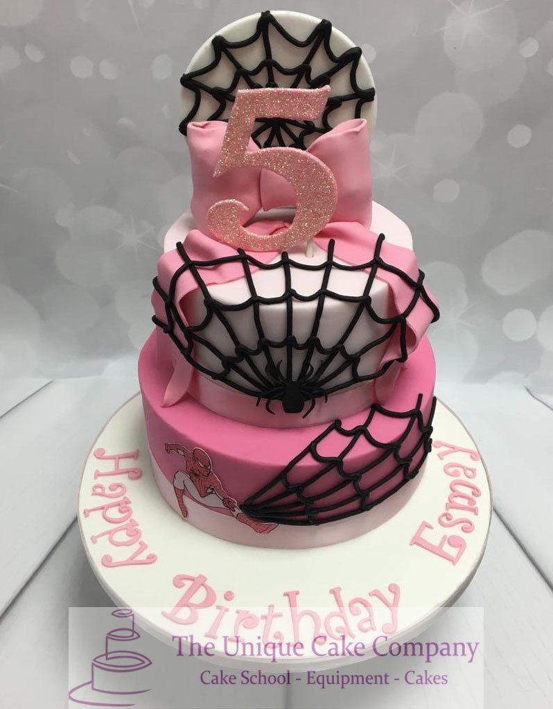 Spiderwoman birthday cake