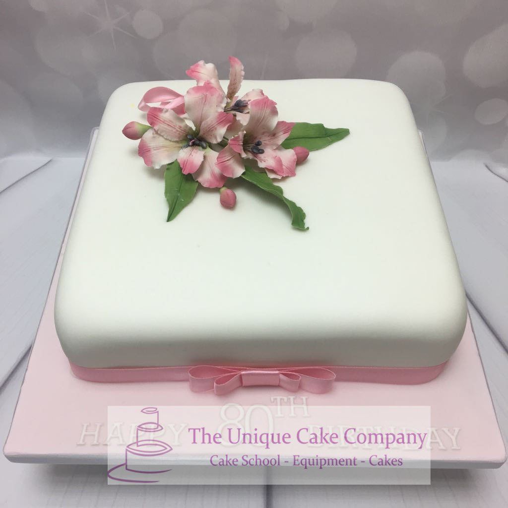 Flowers birthday cake