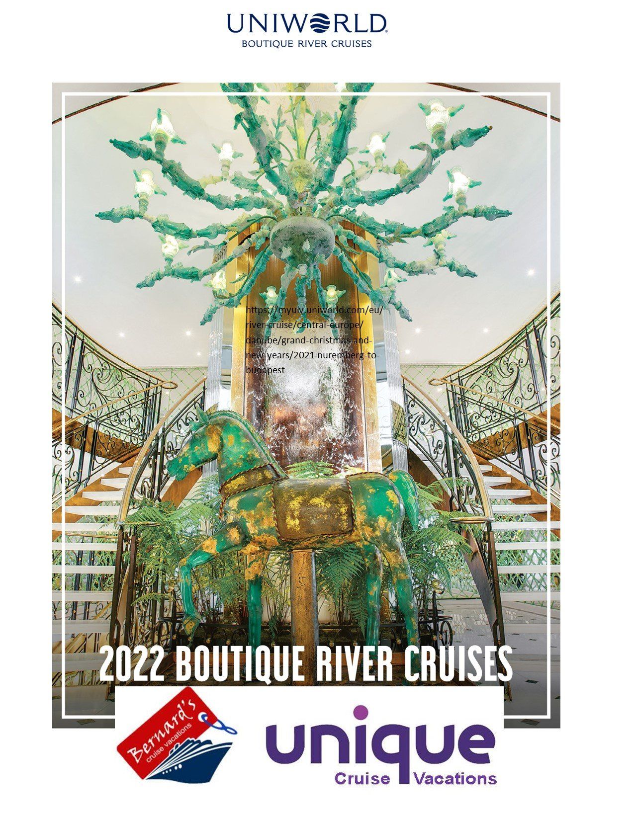 unoworld luxury european river cruises 2022 catalogue