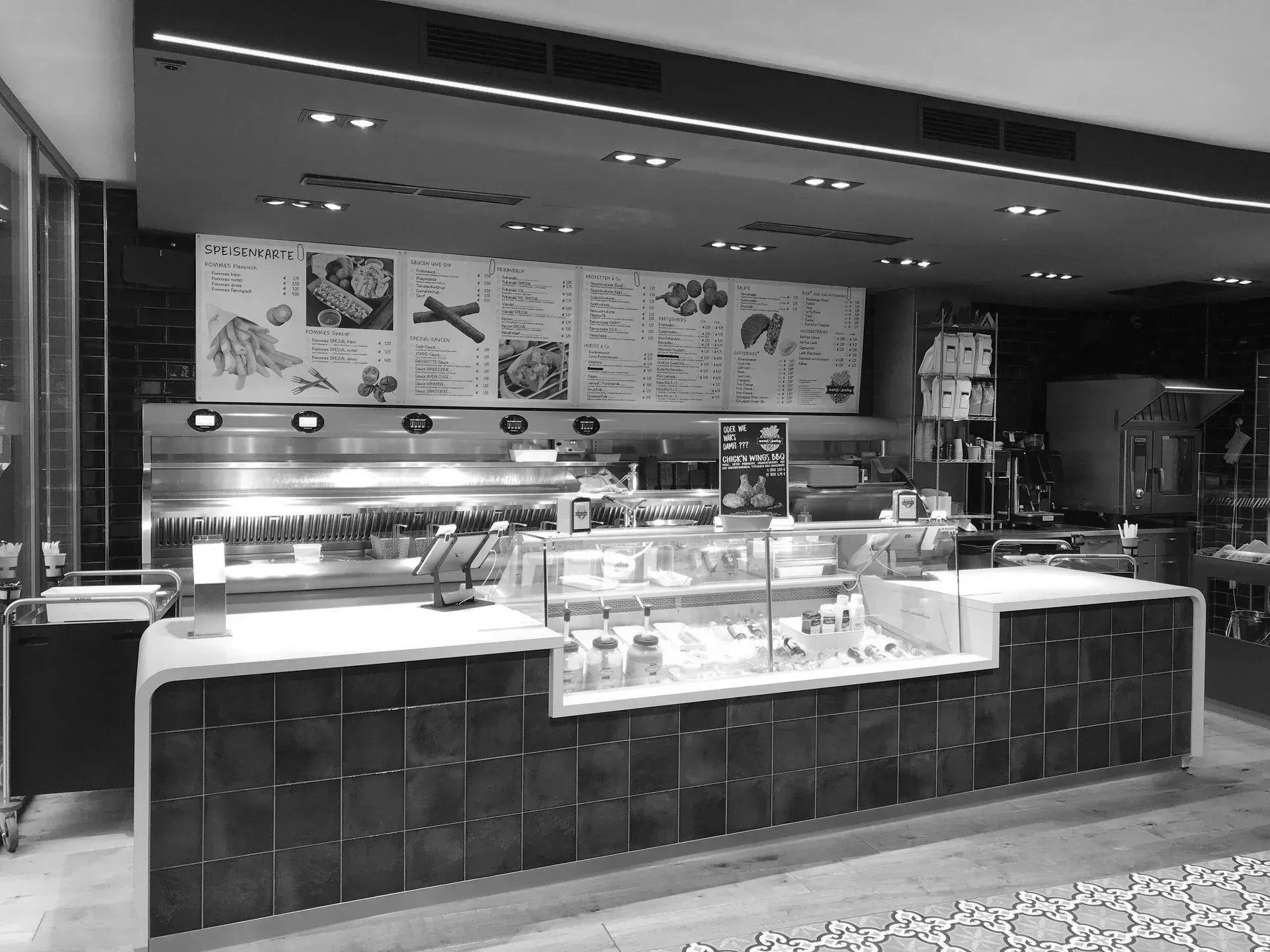 Theke im Restaurant