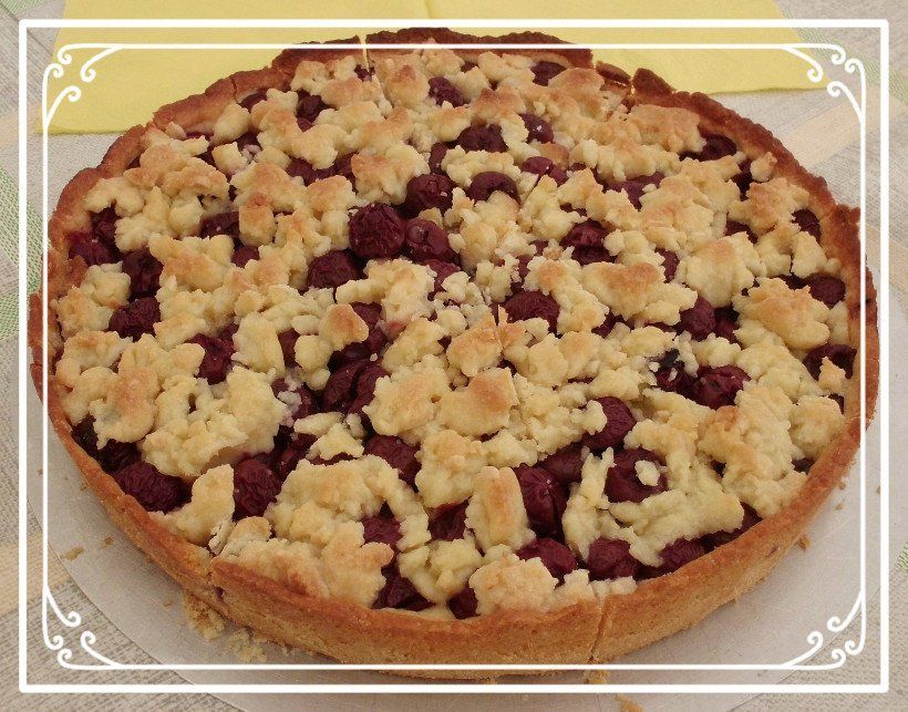 Kirschkuchen mit Streuseln